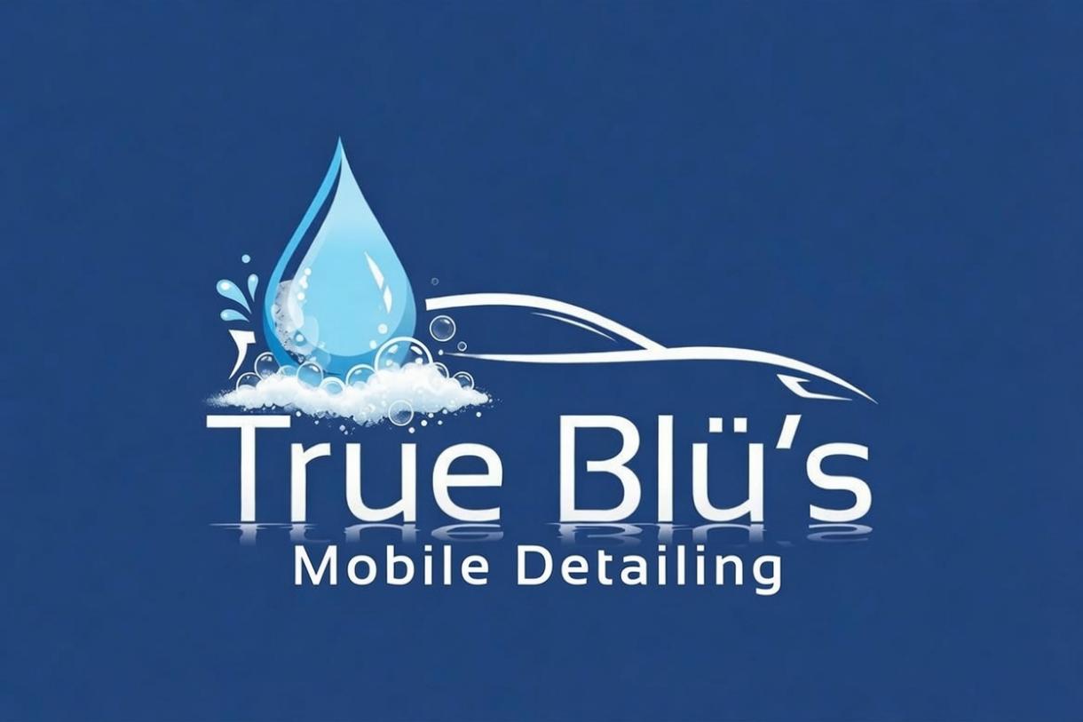 True Blü Mobile Detailing logo — car detailing service in Mesquite Nevada